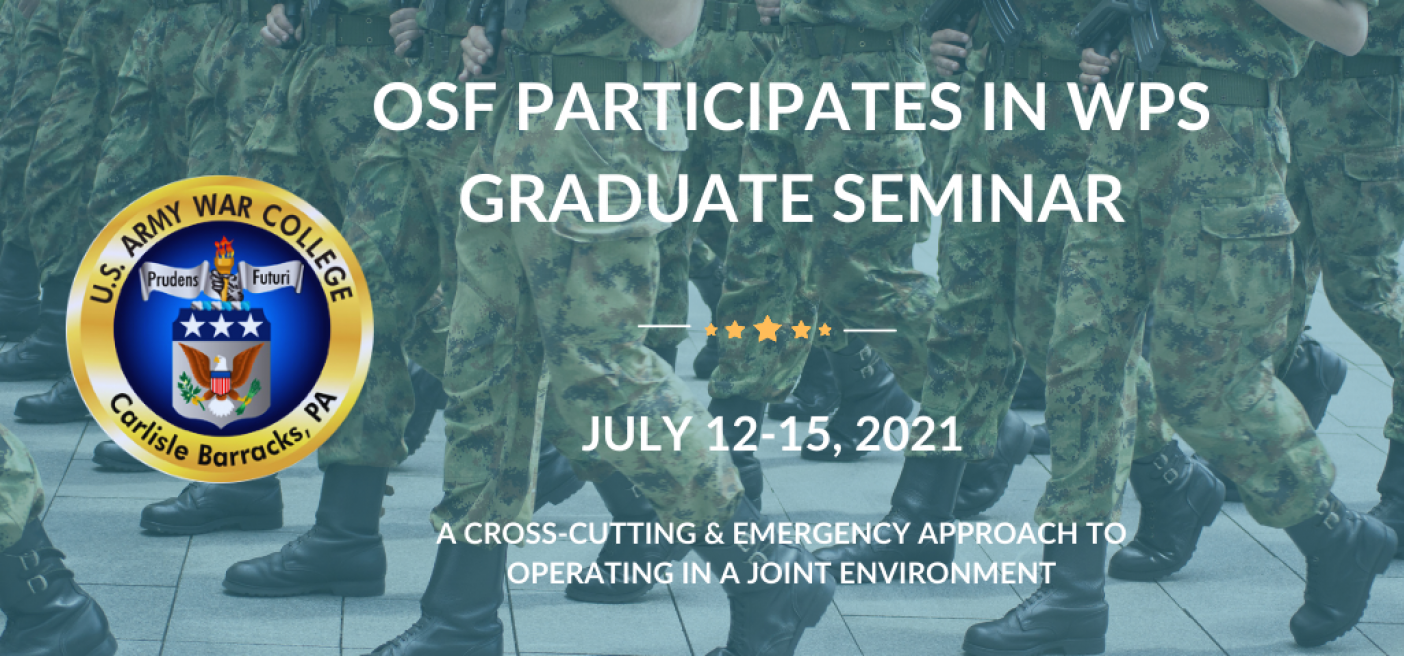 US Army War College, WPS Seminar, WPS Foreign Policy,