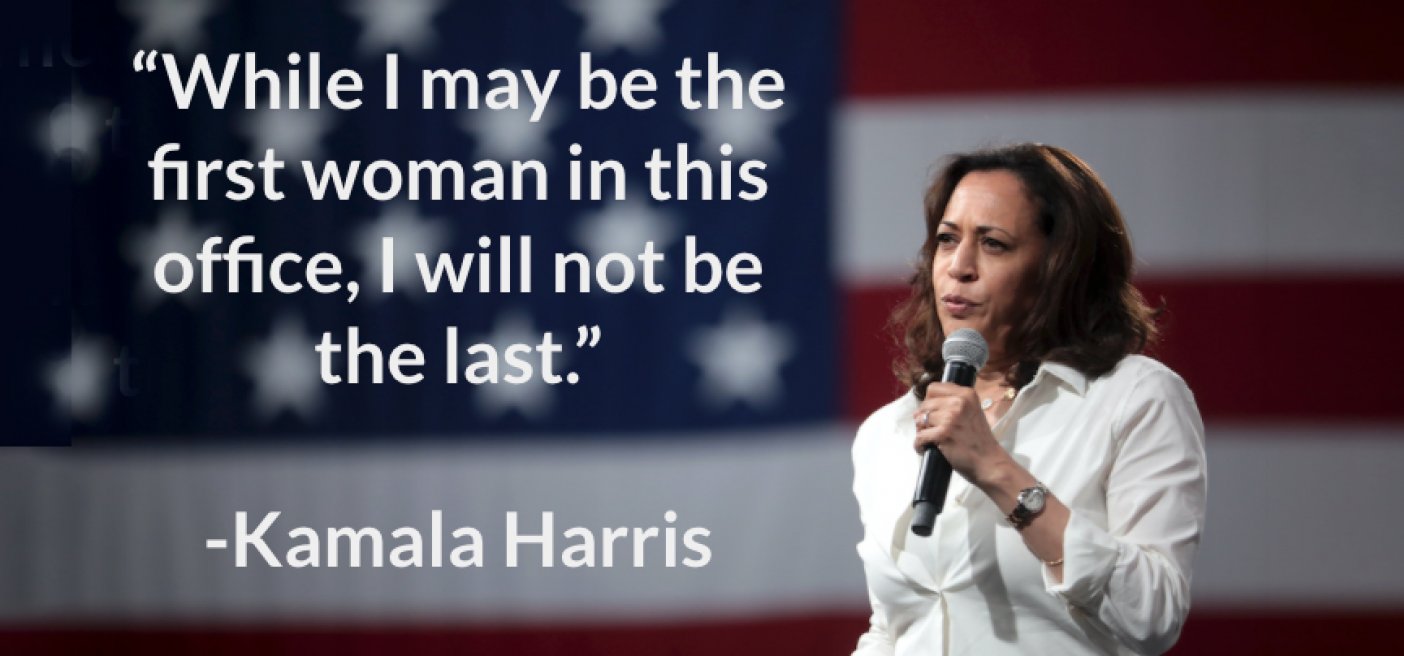 Kamala Harris first VP-elect female